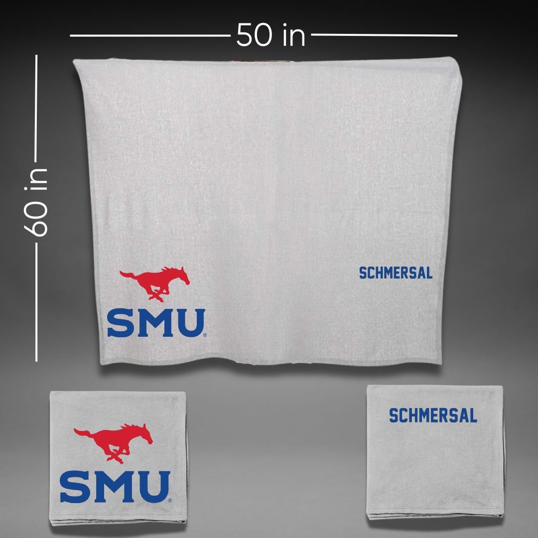 Southern Methodist University Equestrian Gray Blanket - Addi Schmersal