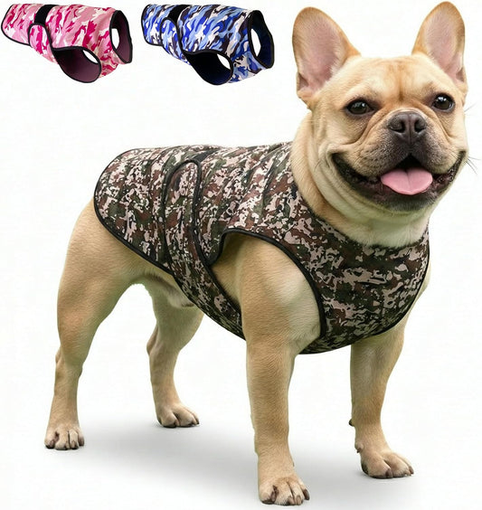 Dog Cooling Vest, 2-Layer Microfiber Cooling Jacket, Green, M | Longer Cooling Duration, Balanced Comfort, UV Protection, Soft Double-Layer Microfiber Fabric, Sizes to Suit Most Dogs