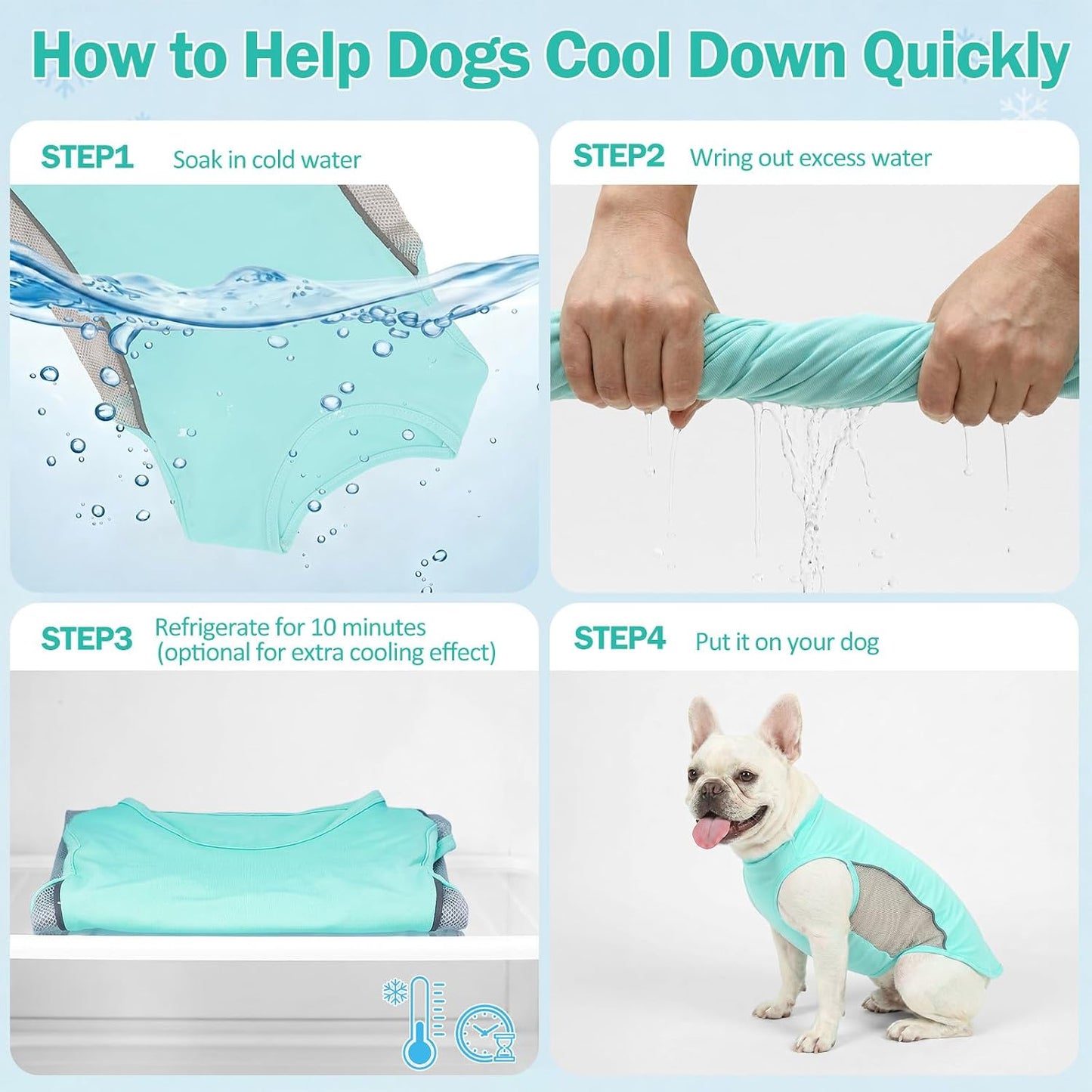 UPF 50+ Sun Protection Dog Shirt for Medium Large Dogs - Breathable Sleeveless Vest with Reflective Strips, Sports Fan Pet T-Shirt, Lightweight UV Protective Apparel P23ST00501XXXL