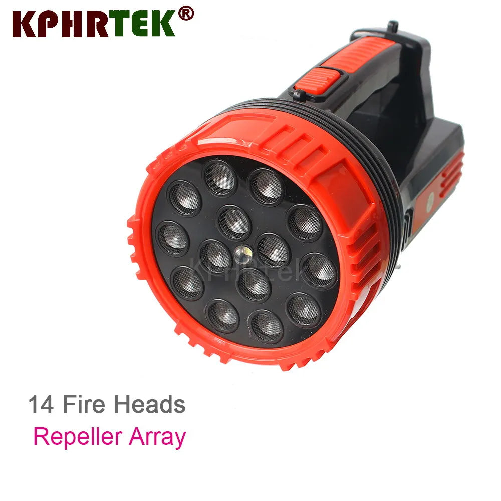High Power 14 Heads Strong Ultrasonic Dog Cat Chaser Stops Aminal Attacks Deterrent Repeller