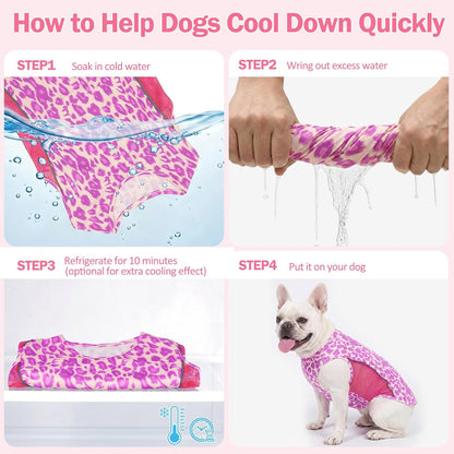2 Pack UPF 50+ Sun Protection Sports Fan Pet T-Shirts, Quick-Dry Soft Clothes for Medium Large Dogs Girl, Tshirts with Reflective Strip Sleeveless Vest Pet Apparel P23ST00504XXXL