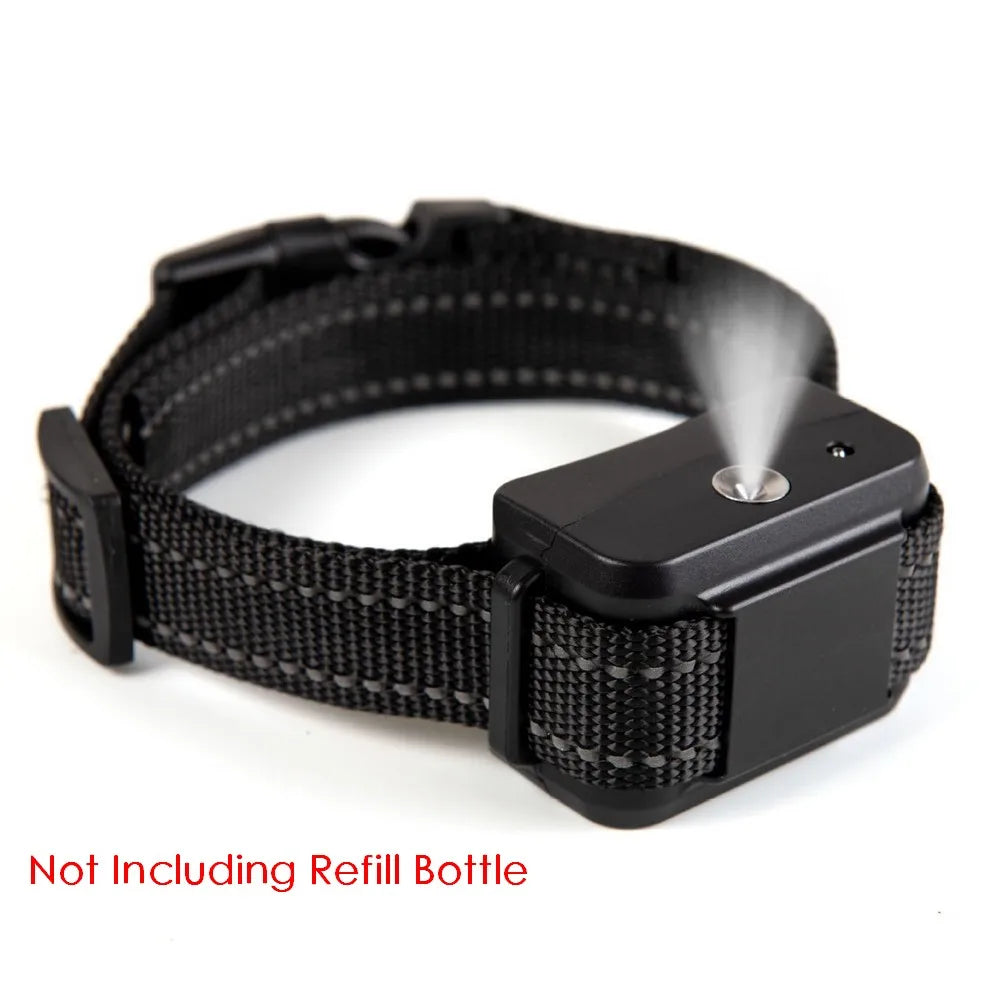 Pet Dog Spray Training Collar Rechargeable Waterproof anti Bark Collar No Shock Humane Bark Stop Training No Spray Bottle