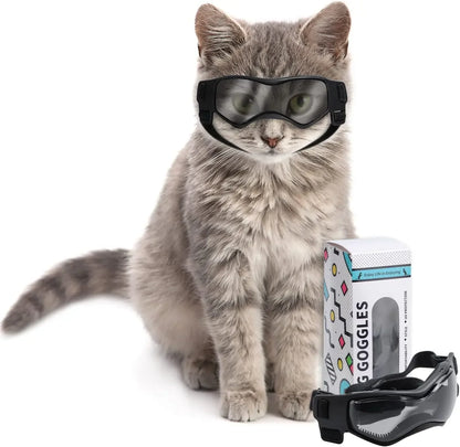 Cat Sunglasses Small Dog Goggles, Comfortable Soft Easy Wear Adjustable Small Pet UV Protection Sunglasses for Cat Kitty