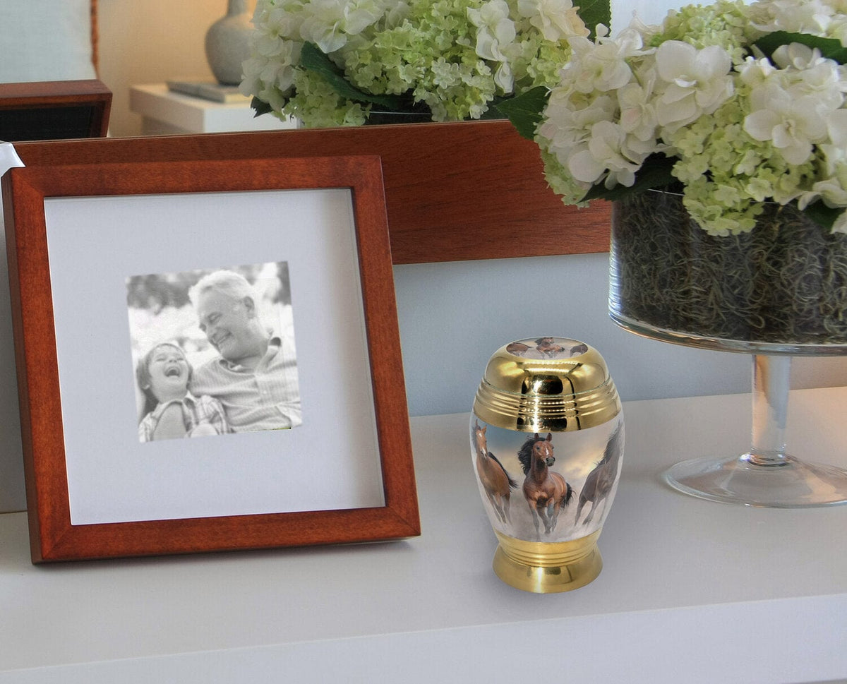 Wild Horse Keepsake Urns – Tiny, Small & Mini Keepsake Urns for Ashes | Cremation Keepsakes