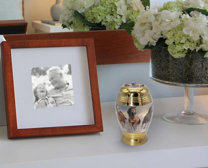 Wild Horse Keepsake Urns – Tiny, Small & Mini Keepsake Urns for Ashes | Cremation Keepsakes
