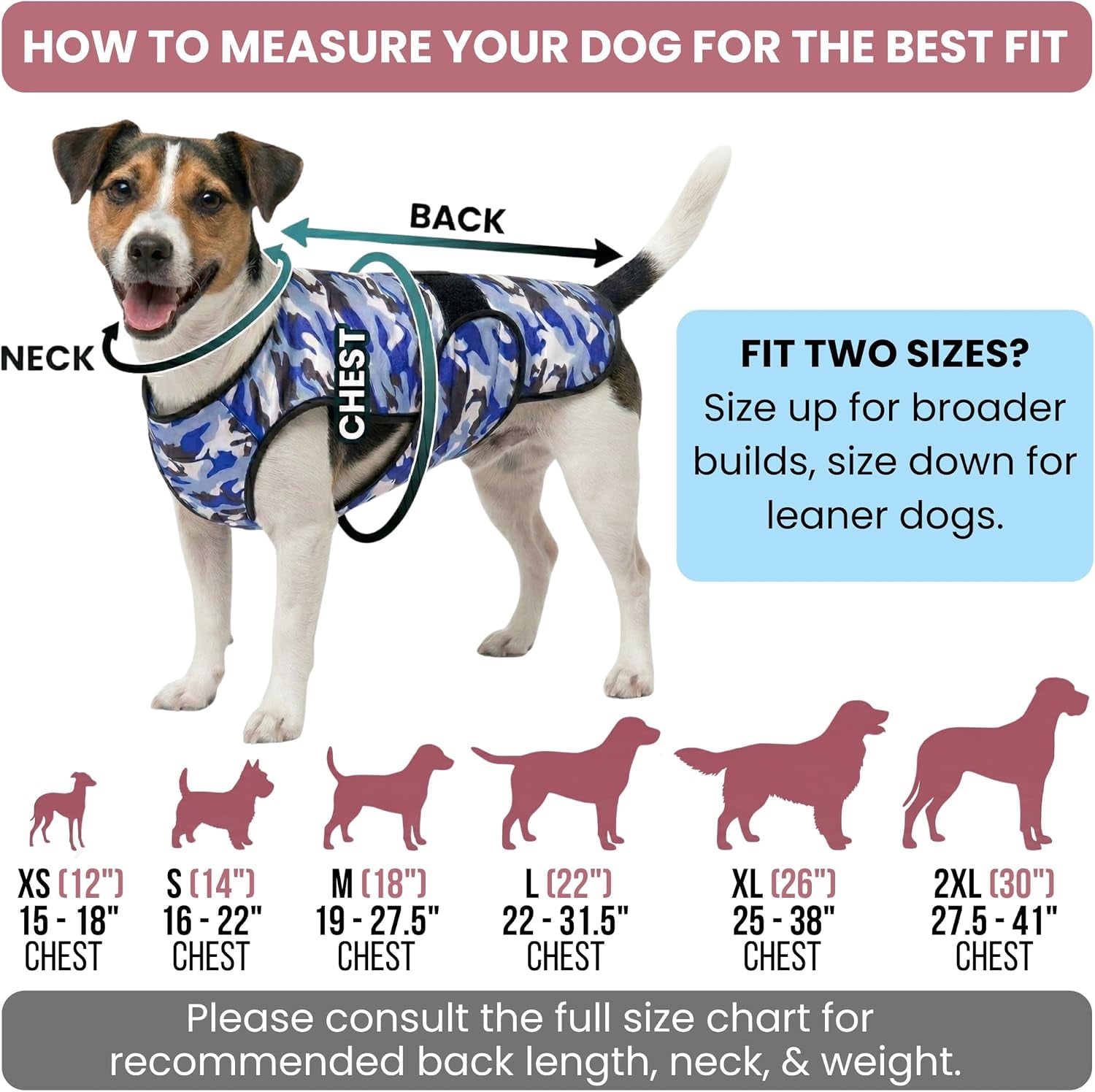 Dog Cooling Vest, 2-Layer Microfiber Cooling Jacket, Green, M | Longer Cooling Duration, Balanced Comfort, UV Protection, Soft Double-Layer Microfiber Fabric, Sizes to Suit Most Dogs