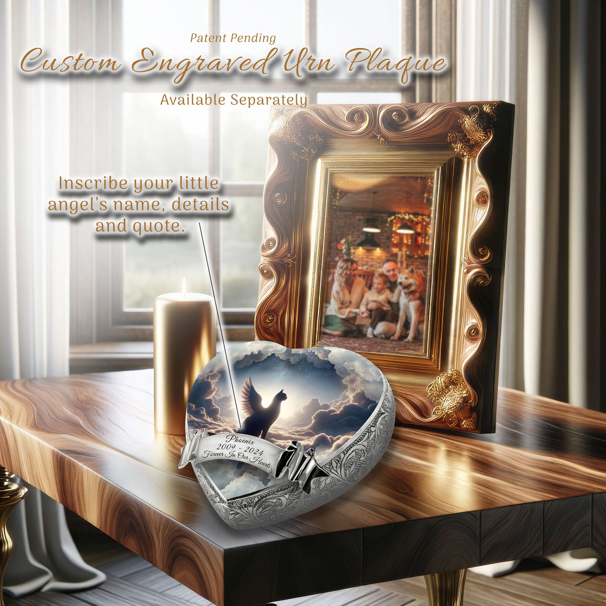 Milky Mist Siamese Cat Urns for Ashes & Cat Cremation Urn