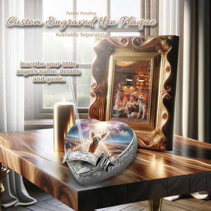 Golden Retriever Dog Urn - Rainbow Bridge Urn for Dog Ashes