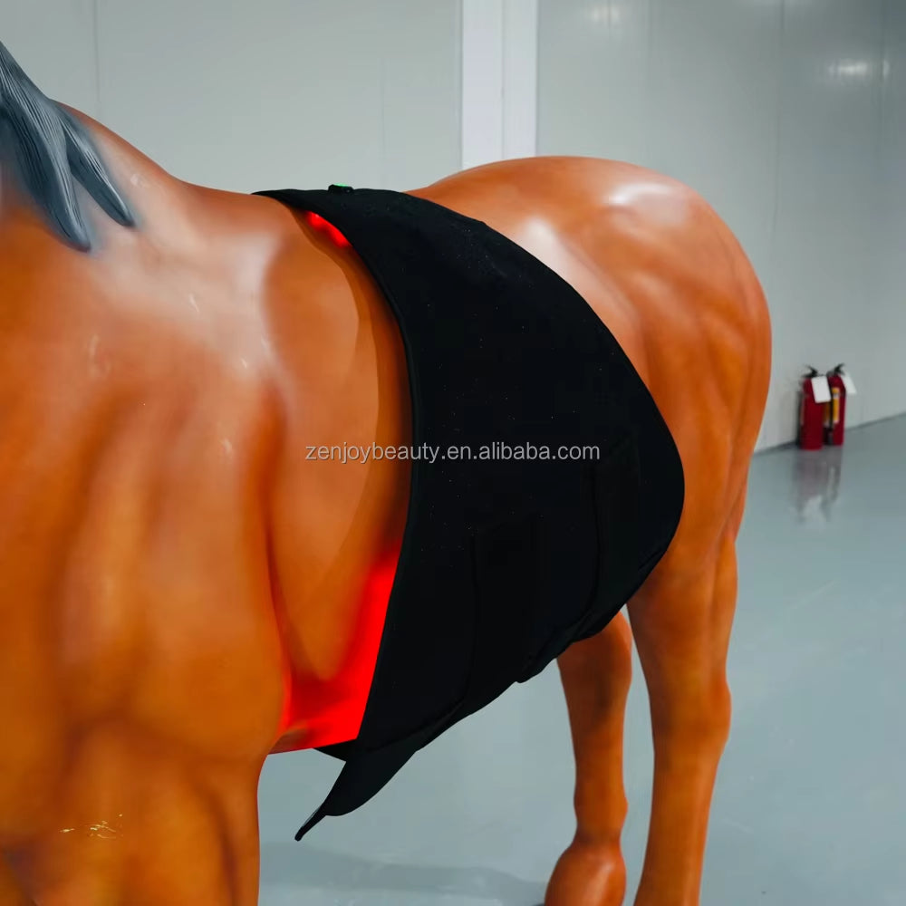2025 Horse Care Products Built-In Battery LED Therapy Light Infrared Red Light Pad 660Nm 850Nm Pain Relief for Horse Stifle Belt