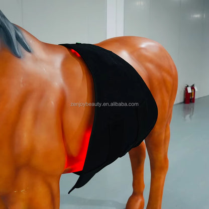 2025 Horse Care Products Built-In Battery LED Therapy Light Infrared Red Light Pad 660Nm 850Nm Pain Relief for Horse Stifle Belt