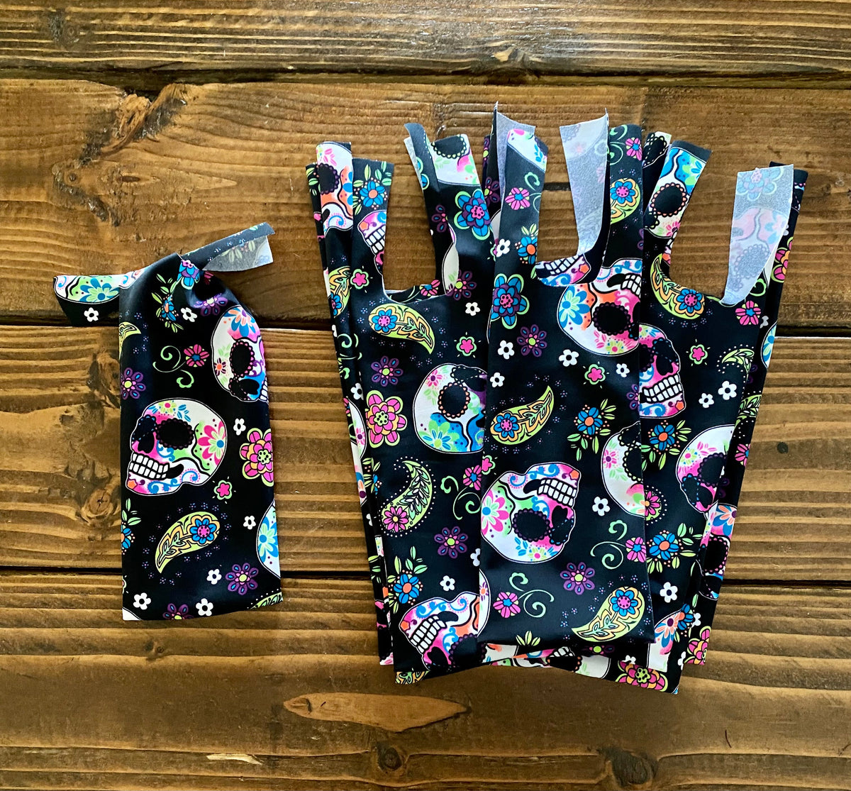 Sugar Skull - 10 Two-String Mane Bags