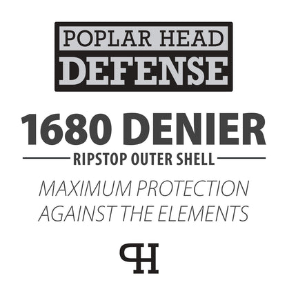 Jeffers Poplar Head "Defense" 1680 Denier Turnout Blanket with Detachable Neck, 240 Gram, Plymouth Brown
