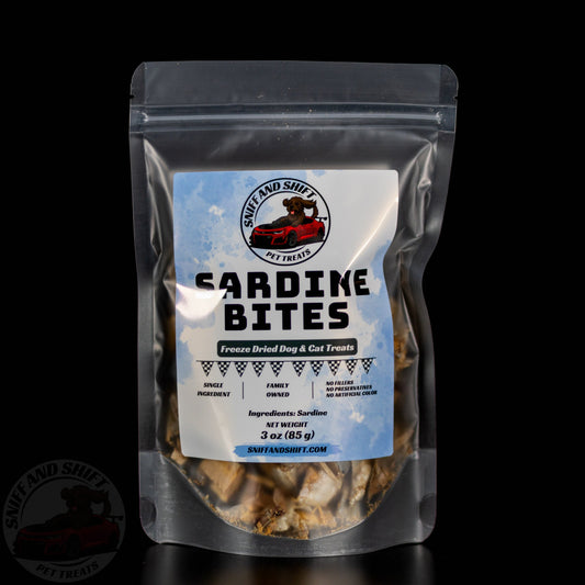 Freeze-Dried Whole Sardines — Fish Treats for Dogs & Cats